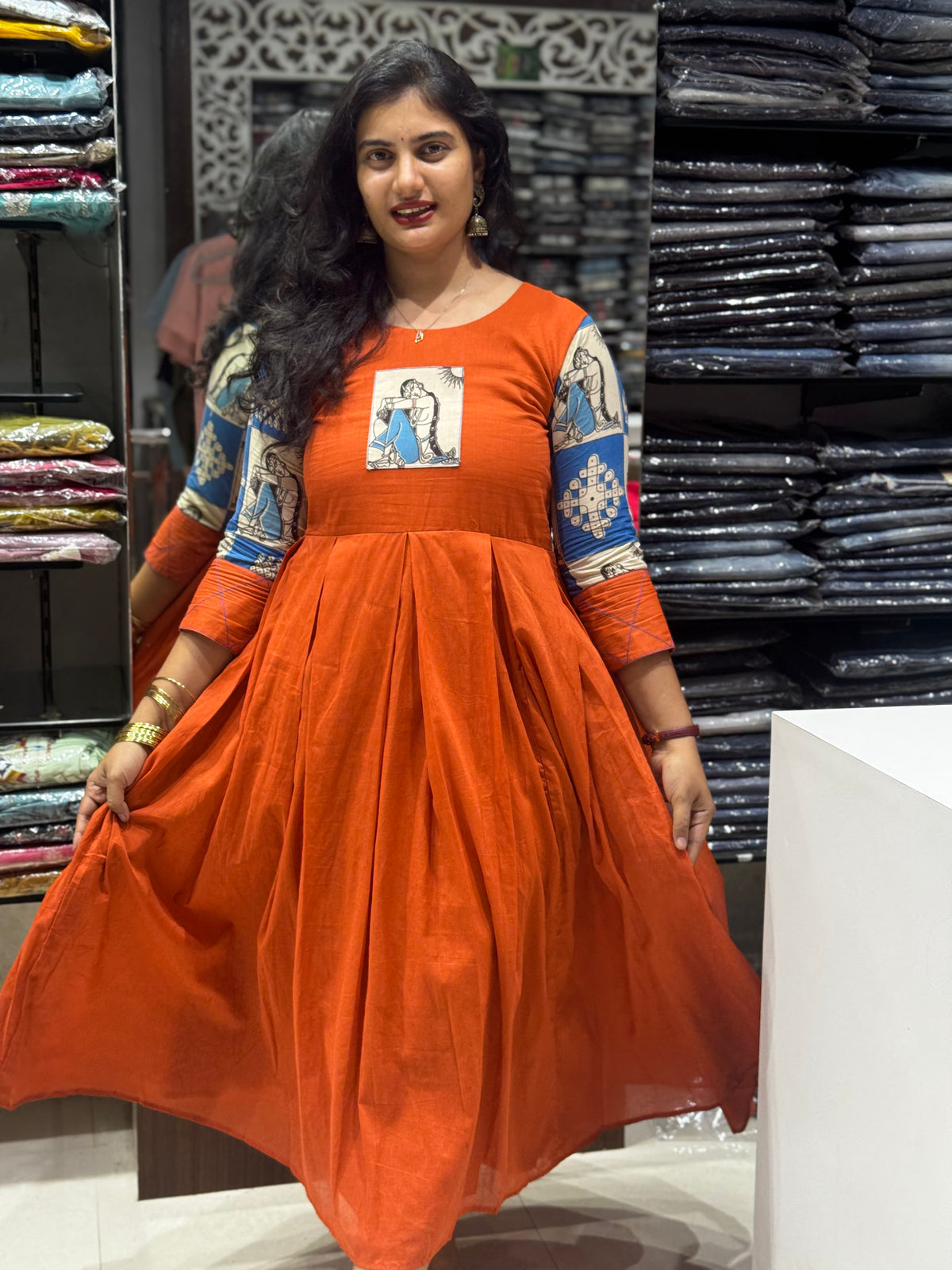 F119 Bapu bomma Mulcotton gown