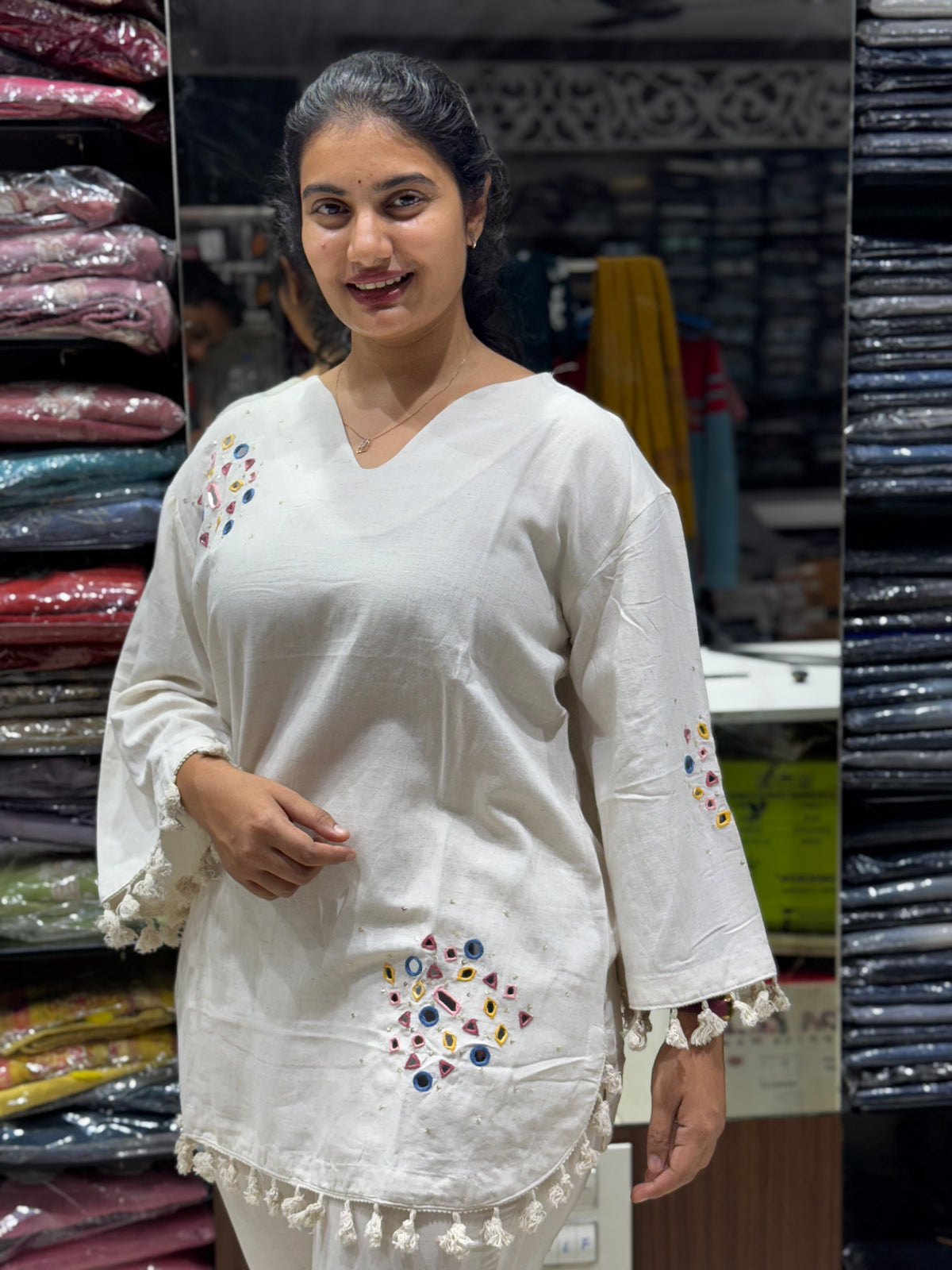 C118 Khadi cotton cord set