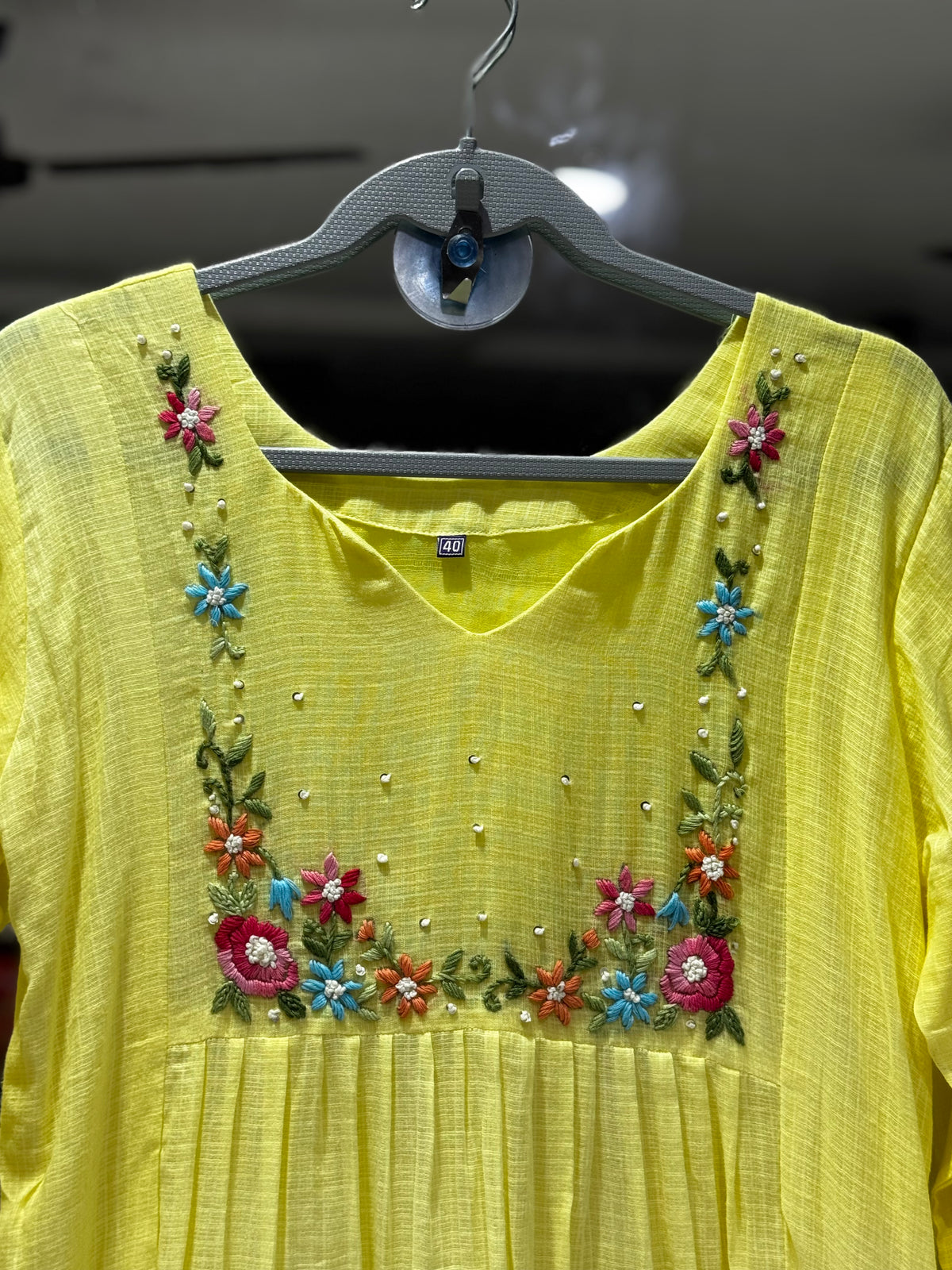 F161 Mulkota thread embroidery dress