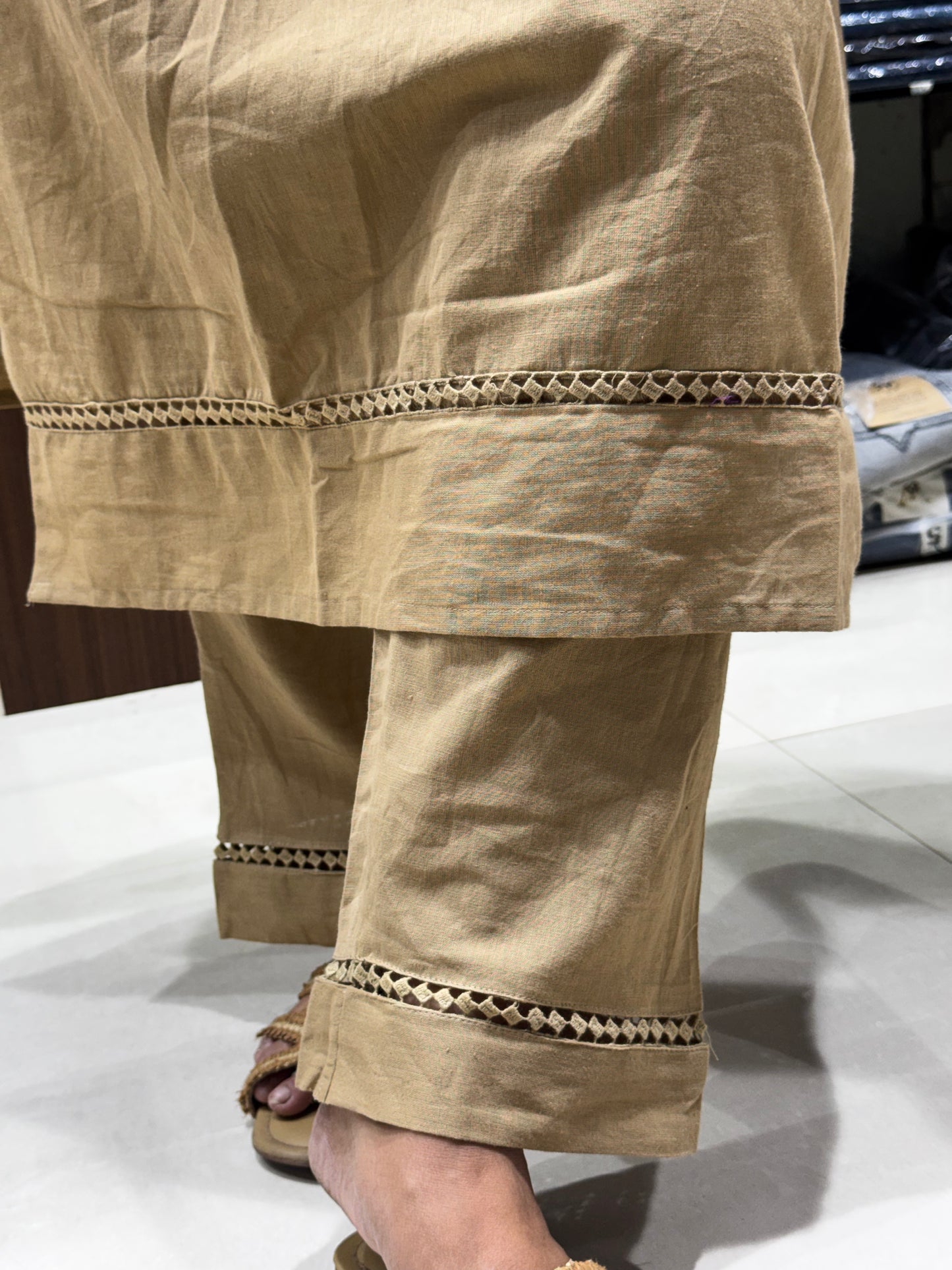 C89 BROWN FLEX COTTON CORD SET
