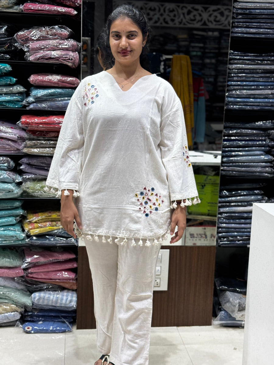 C118 Khadi cotton cord set