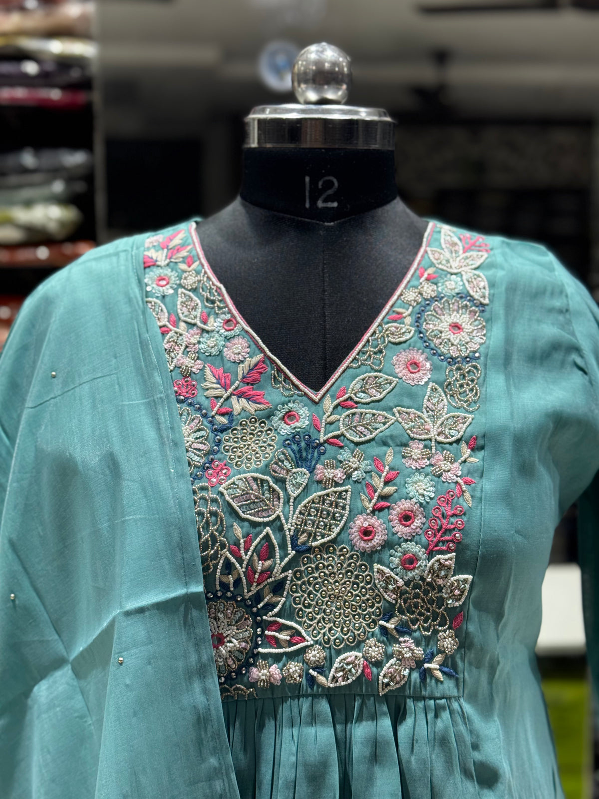 K251 Roman silk three peice suit set