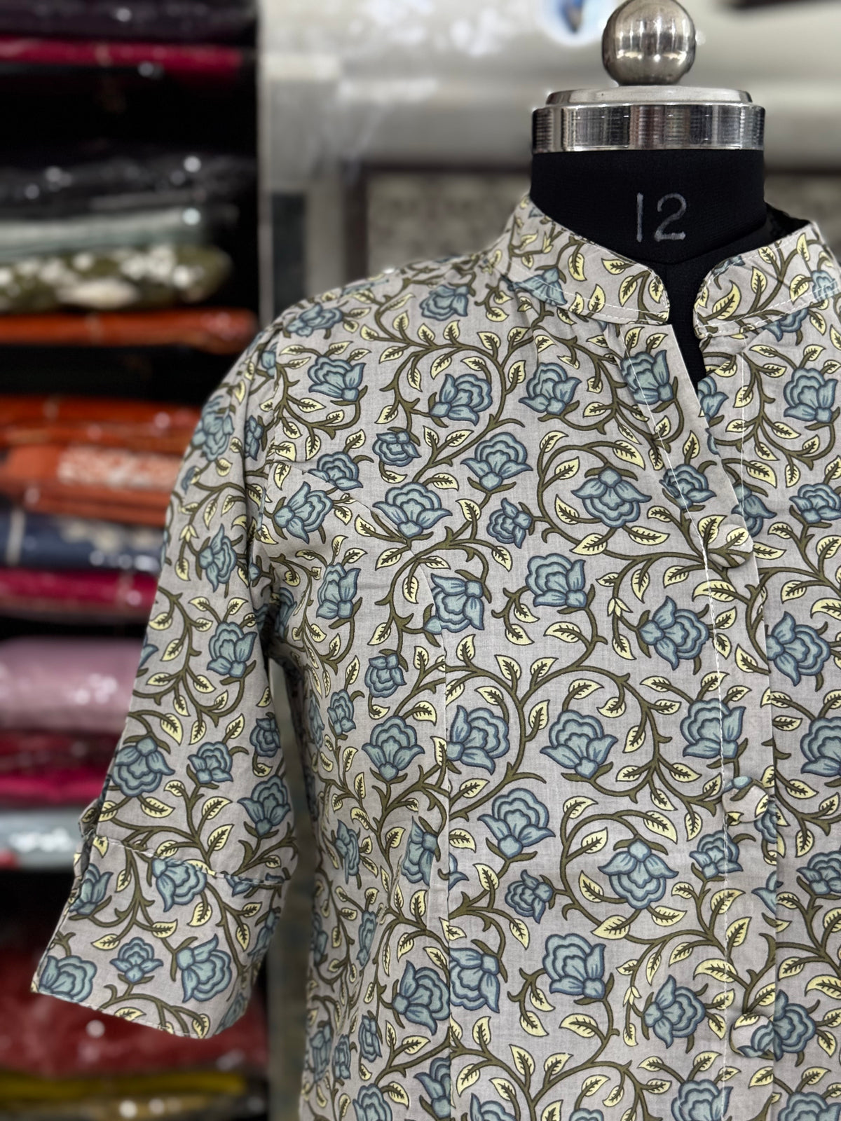 T54 Jaipur cotton block print kurti top