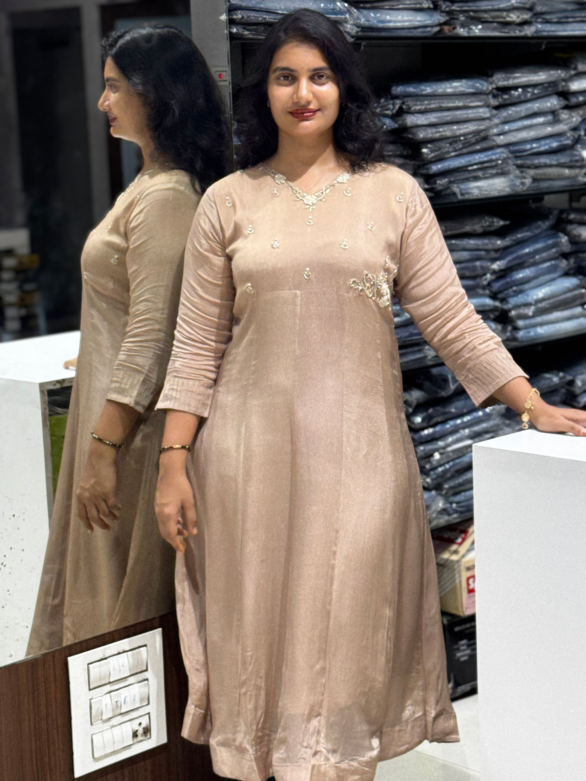 F154 Chicco chinon kurti/dress