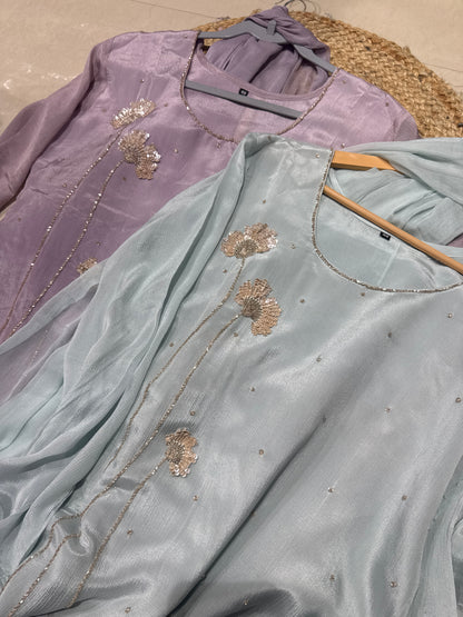 K224 Flora Chinon three peice suit set