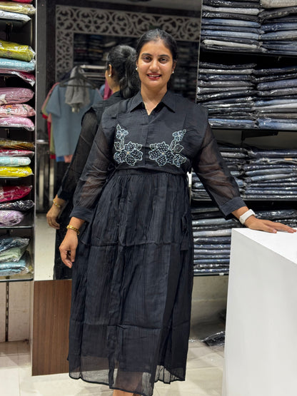 F139 Benras cape jacket style gown