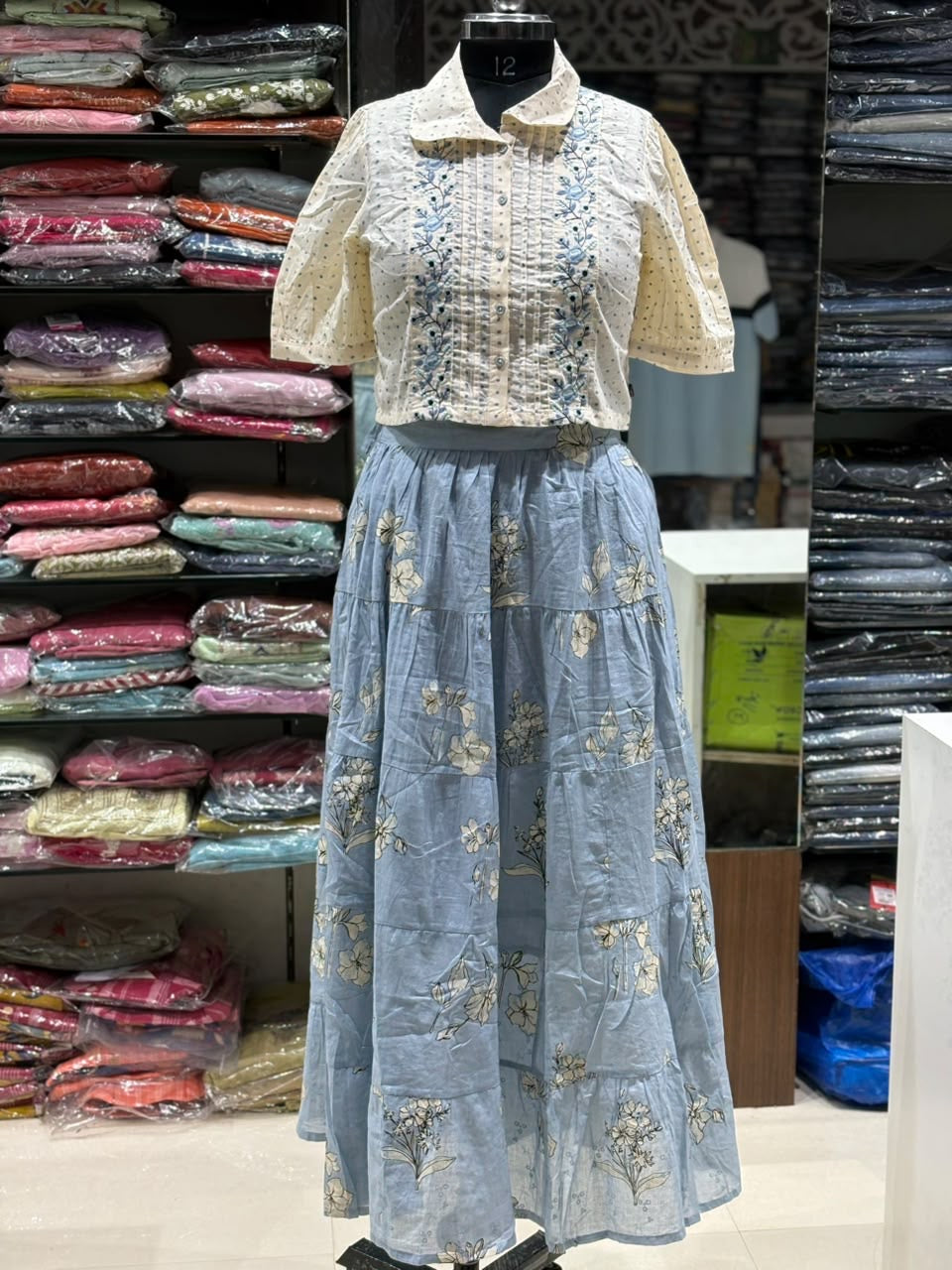 S9 Mulcotton skirt cord set