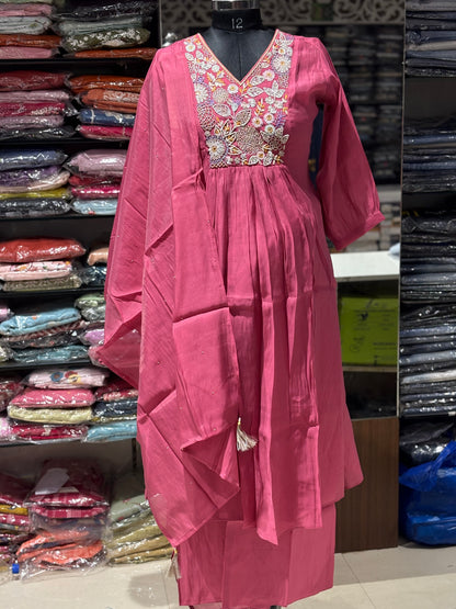 K251 Roman silk three peice suit set
