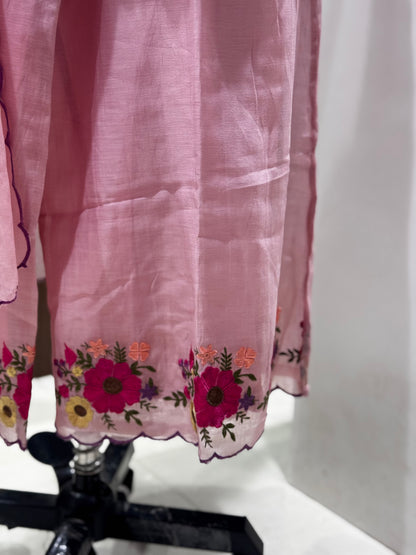 K187 Mulchanderi with floral work