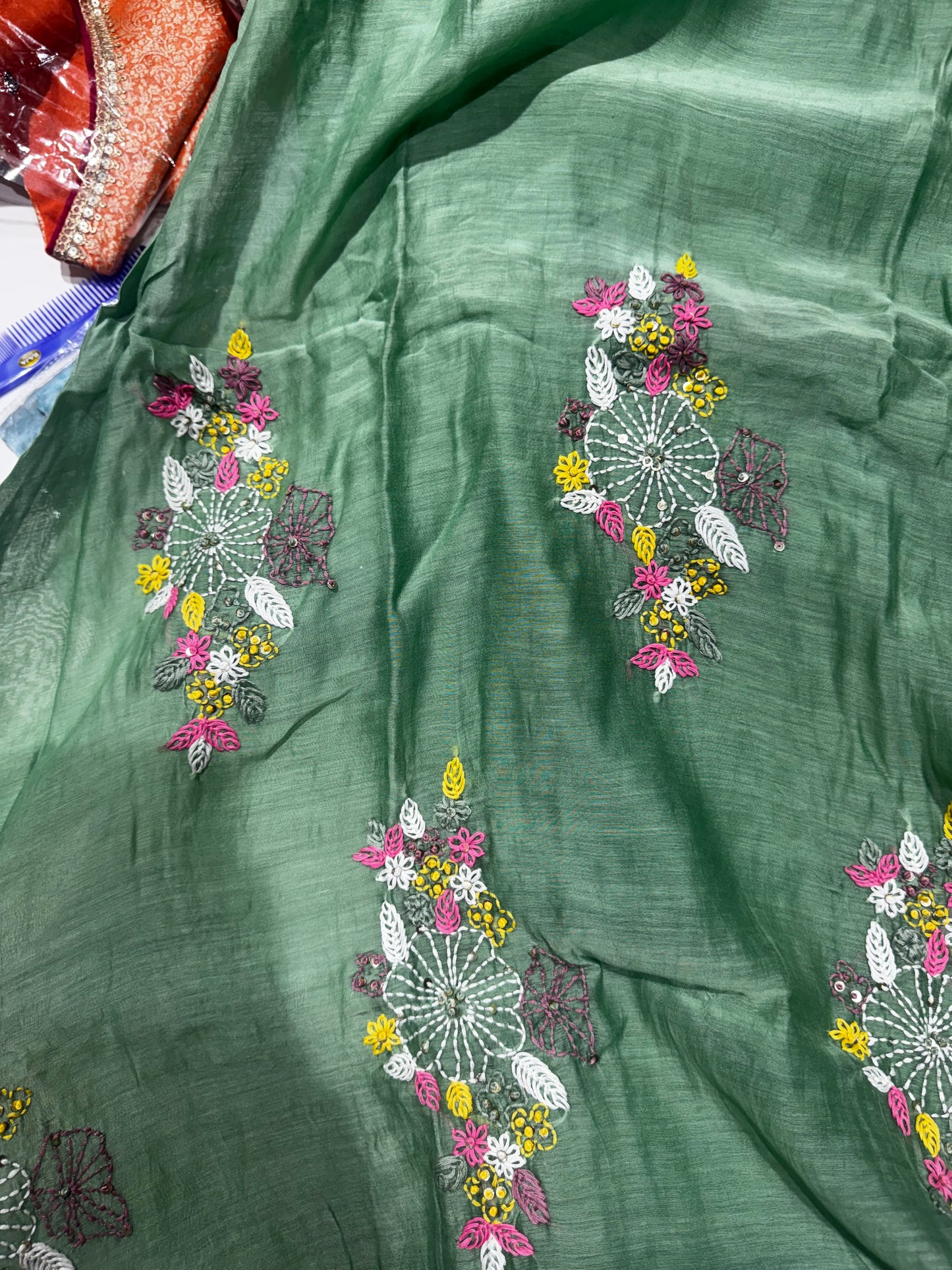 K195 collor work 3pice set biscuit colour