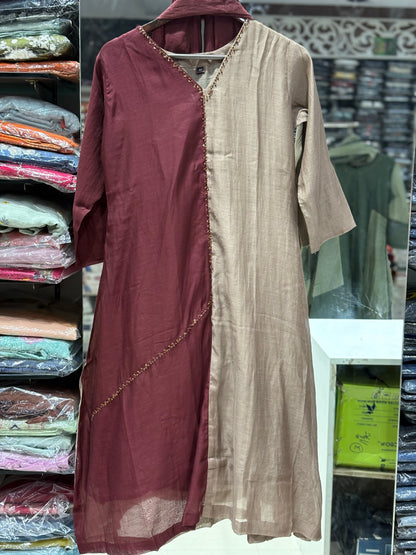 K255 Benaras mulchanderi ombre shaded suit set
