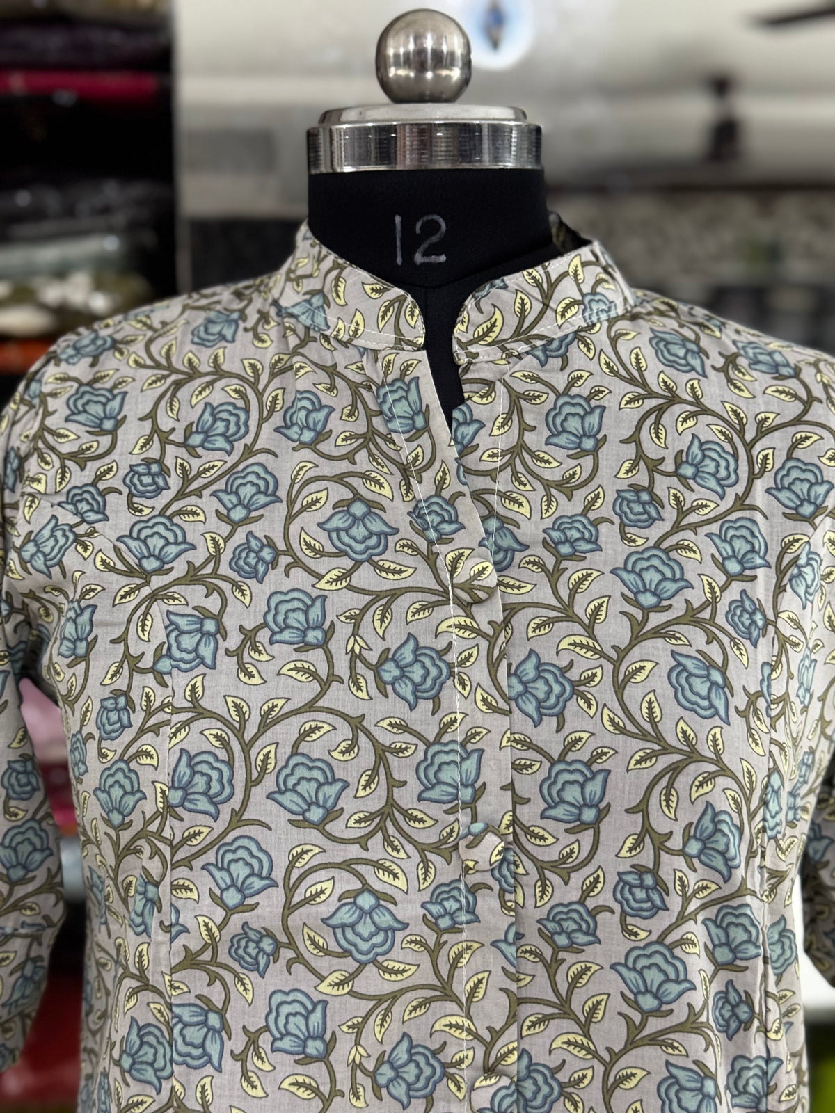 T54 Jaipur cotton block print kurti top