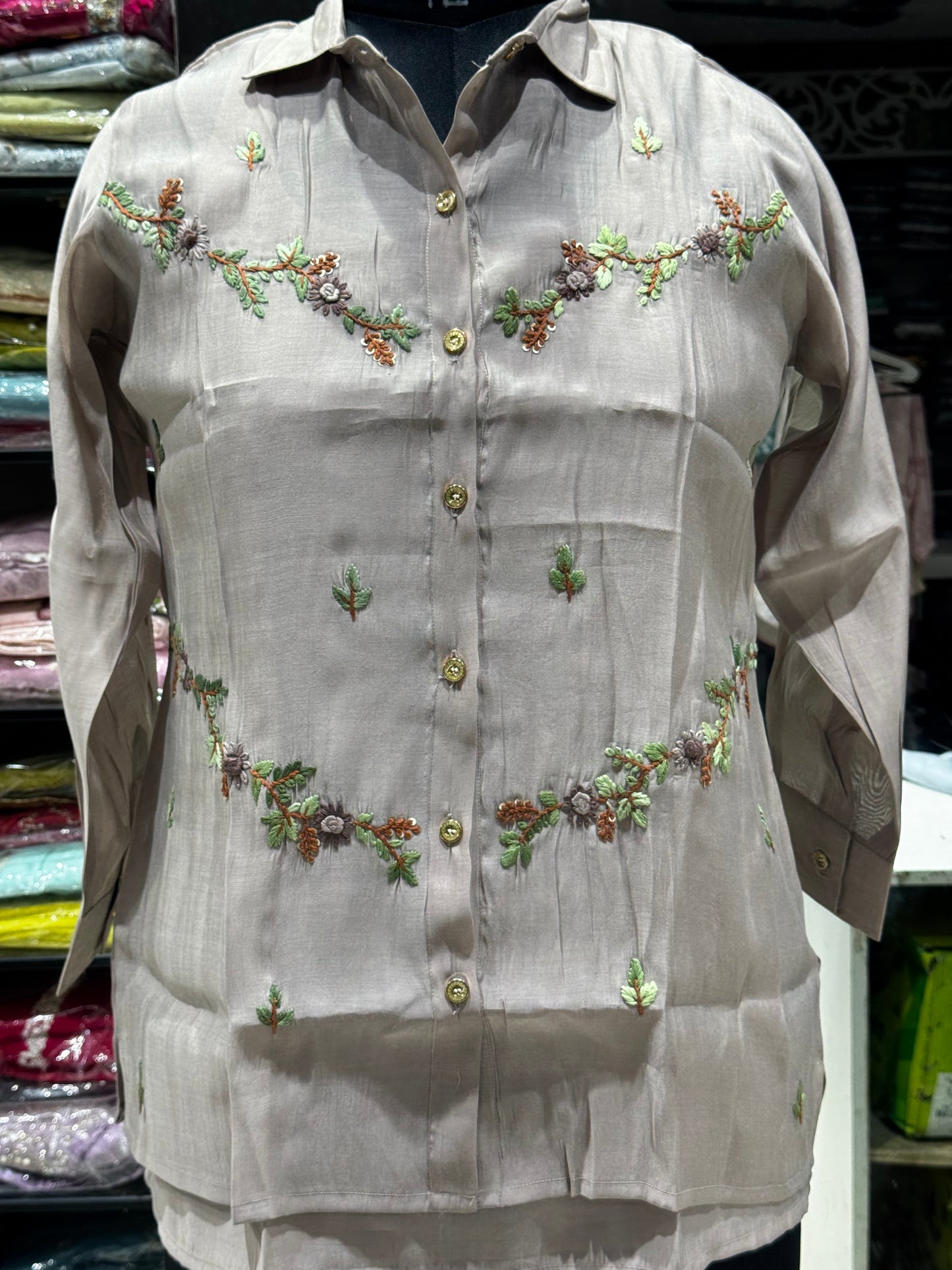 SH14 Mulchanderi shirt