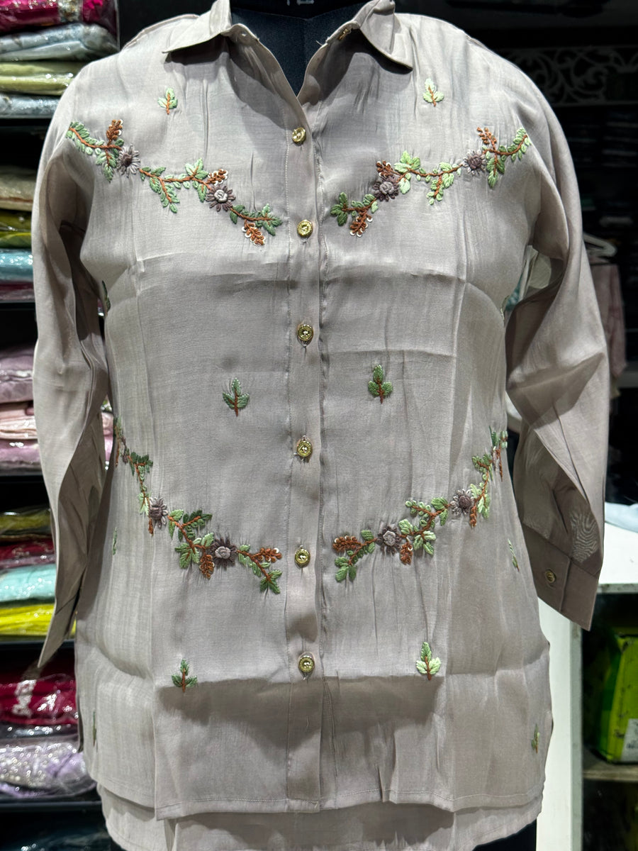 SH14 Mulchanderi shirt