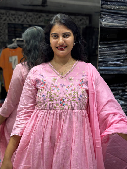 K161 mulmul cotton 3pc set