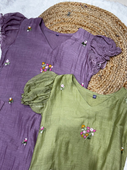 F153 Rooh Mulchanderi dress