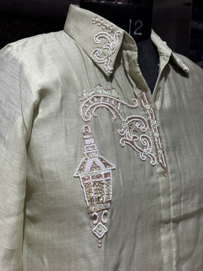 C136 Benaras mulchanderi cord set