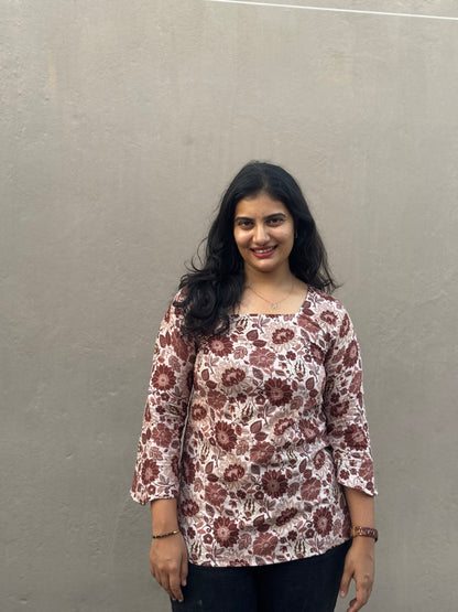 T37 Jaipur cotton corset back tunic