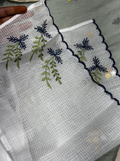 K205 Jaipur cotton applique designer style dupatta