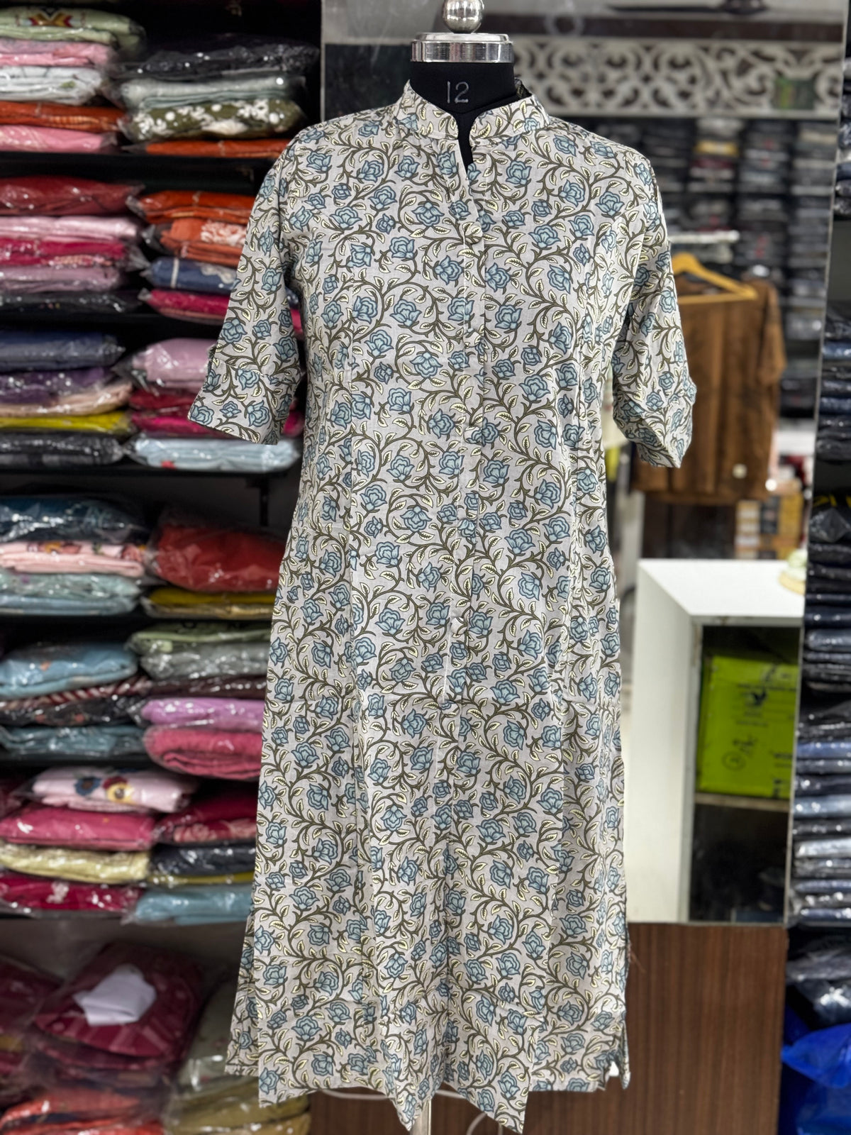 T54 Jaipur cotton block print kurti top