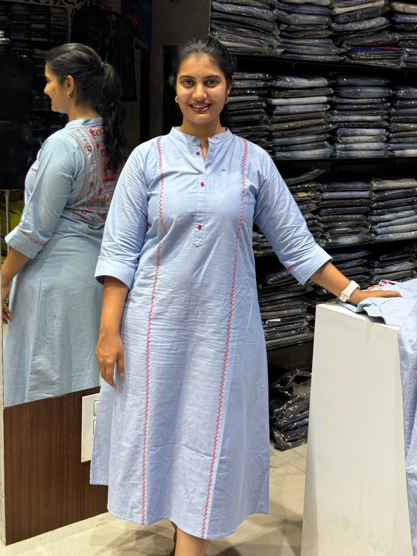 T19  BACKWORK KURTI TOP