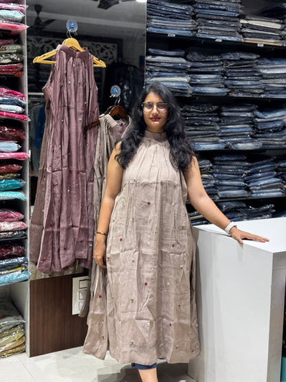 F151 Mulchanderi dress