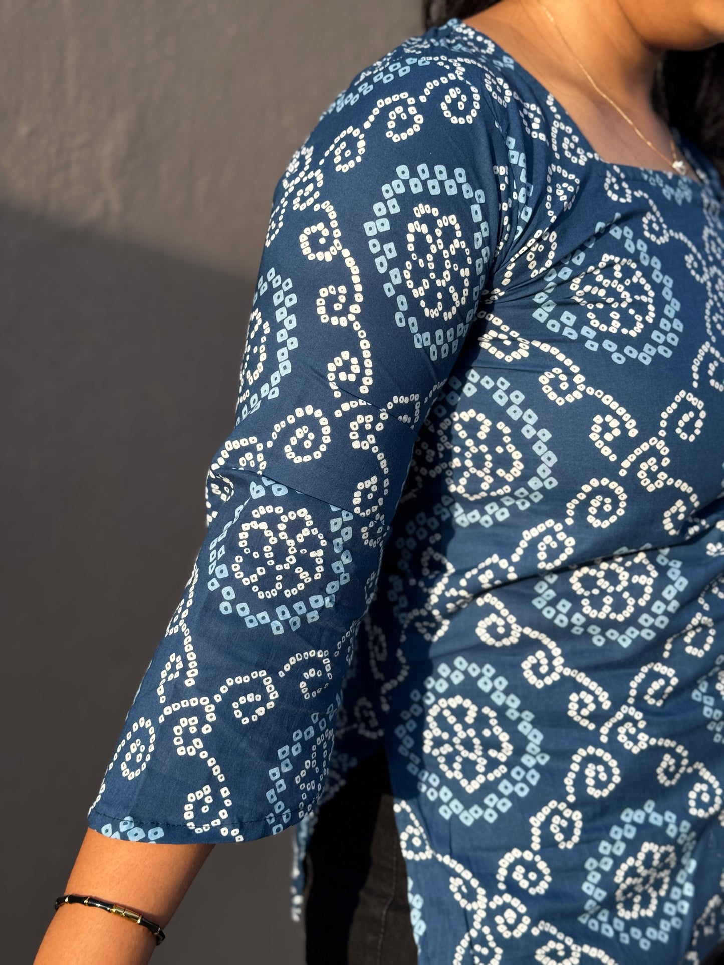 T37 Jaipur cotton corset back tunic