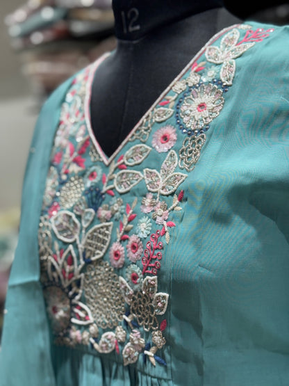 K251 Roman silk three peice suit set