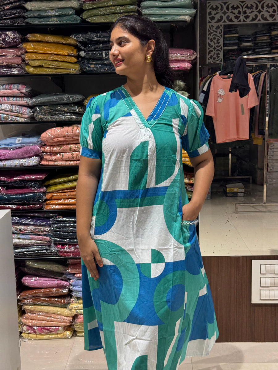 F149 Jaipur cotton dress