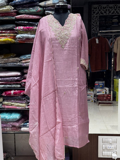 K176 Benaras mulchanderi with premium zardosi work