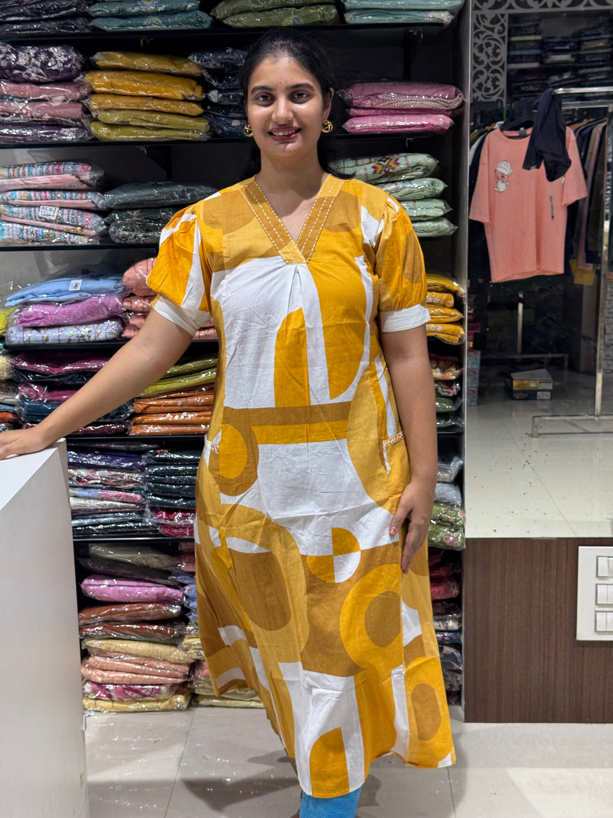 F149 Jaipur cotton dress