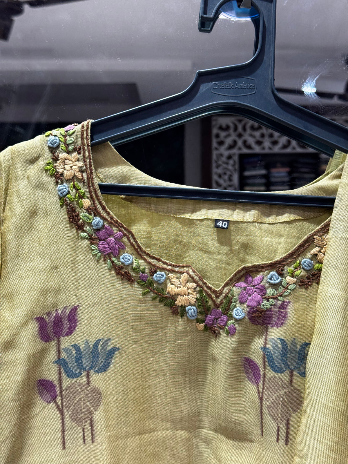 K237 Jamdani three peice suit set