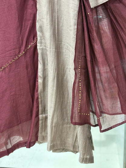 K255 Benaras mulchanderi ombre shaded suit set