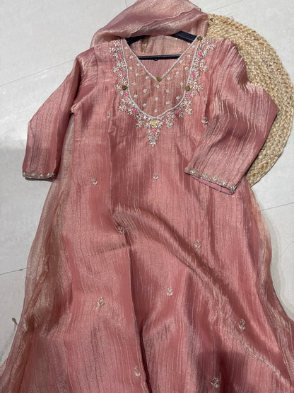 K227 Tissue three peice suit set