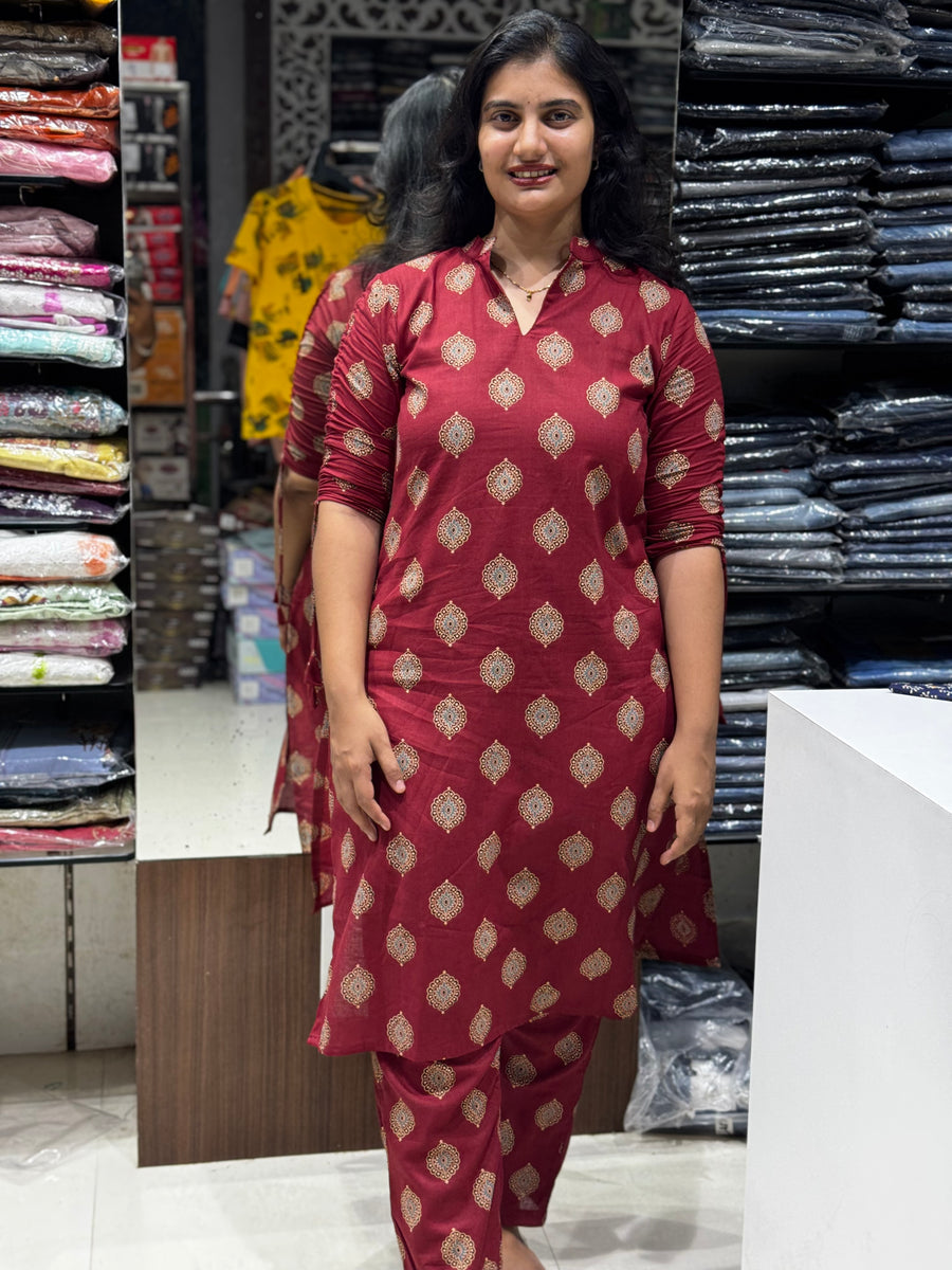 C101 cotton cord sets everyday wear