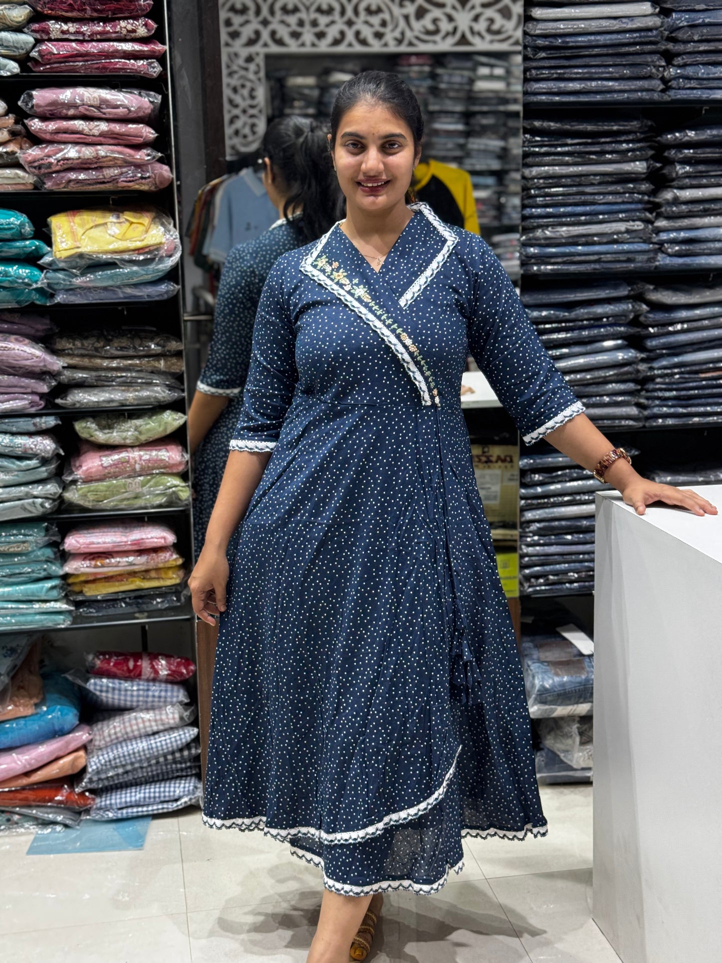 F60 ROYAL BLUE DRESS/KURTI