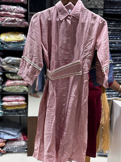 F64 IMPORTED FABRIC GOWN M&L SINGLE SIZE
