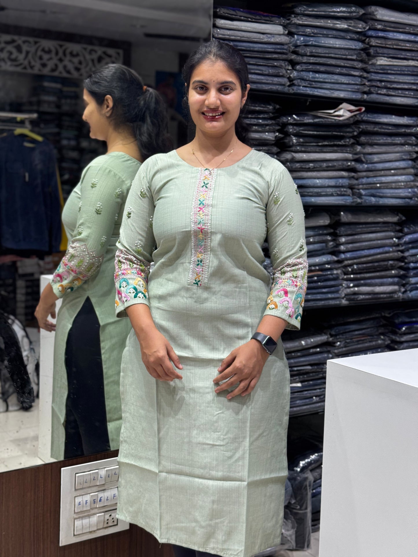 T26 VATICAN SILK KURTI