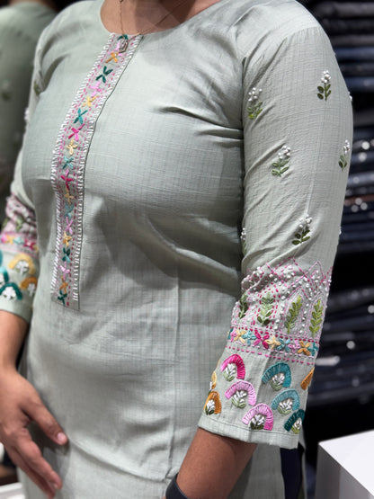 T26 VATICAN SILK KURTI