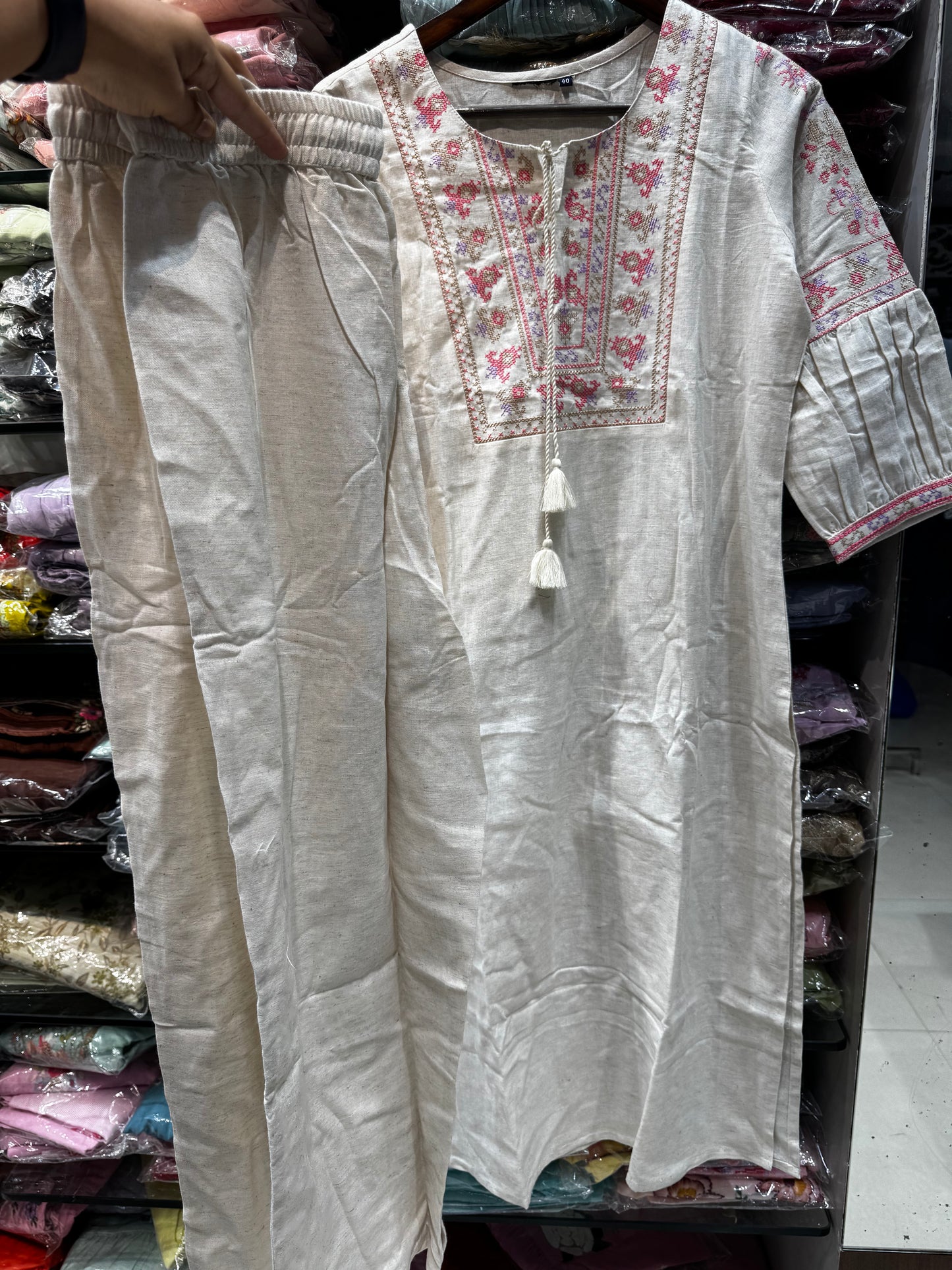 C68 KHADI COTTON CORD SET