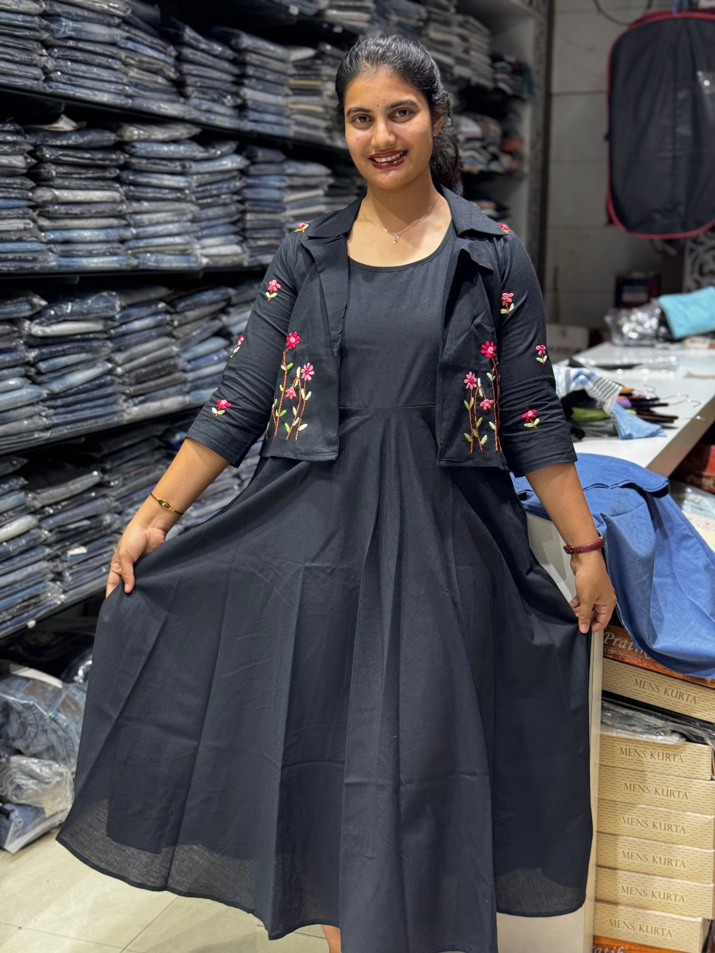F80 COTTON JACKET STYLE GOWNS
