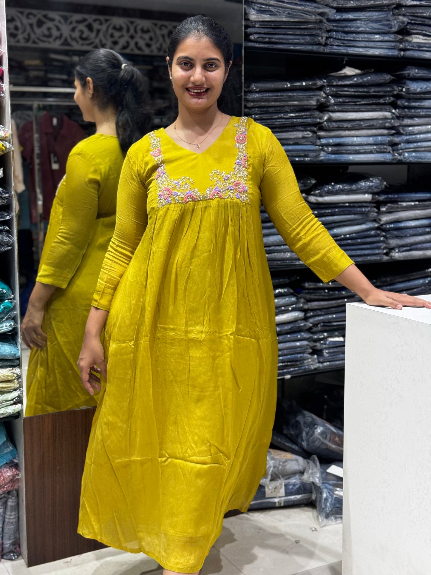 F86. Chinon gowns