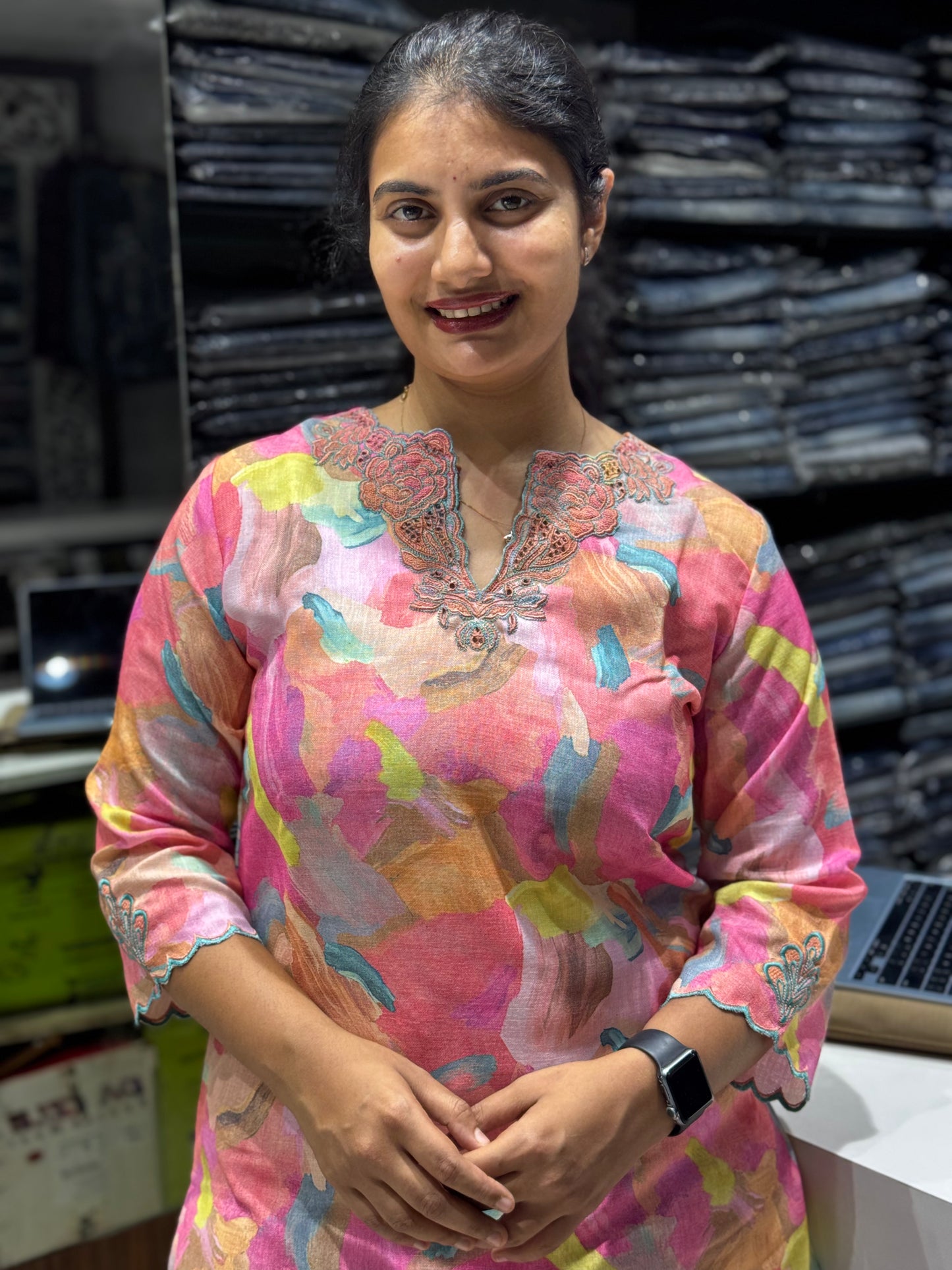 T24 LINEN KURTI
