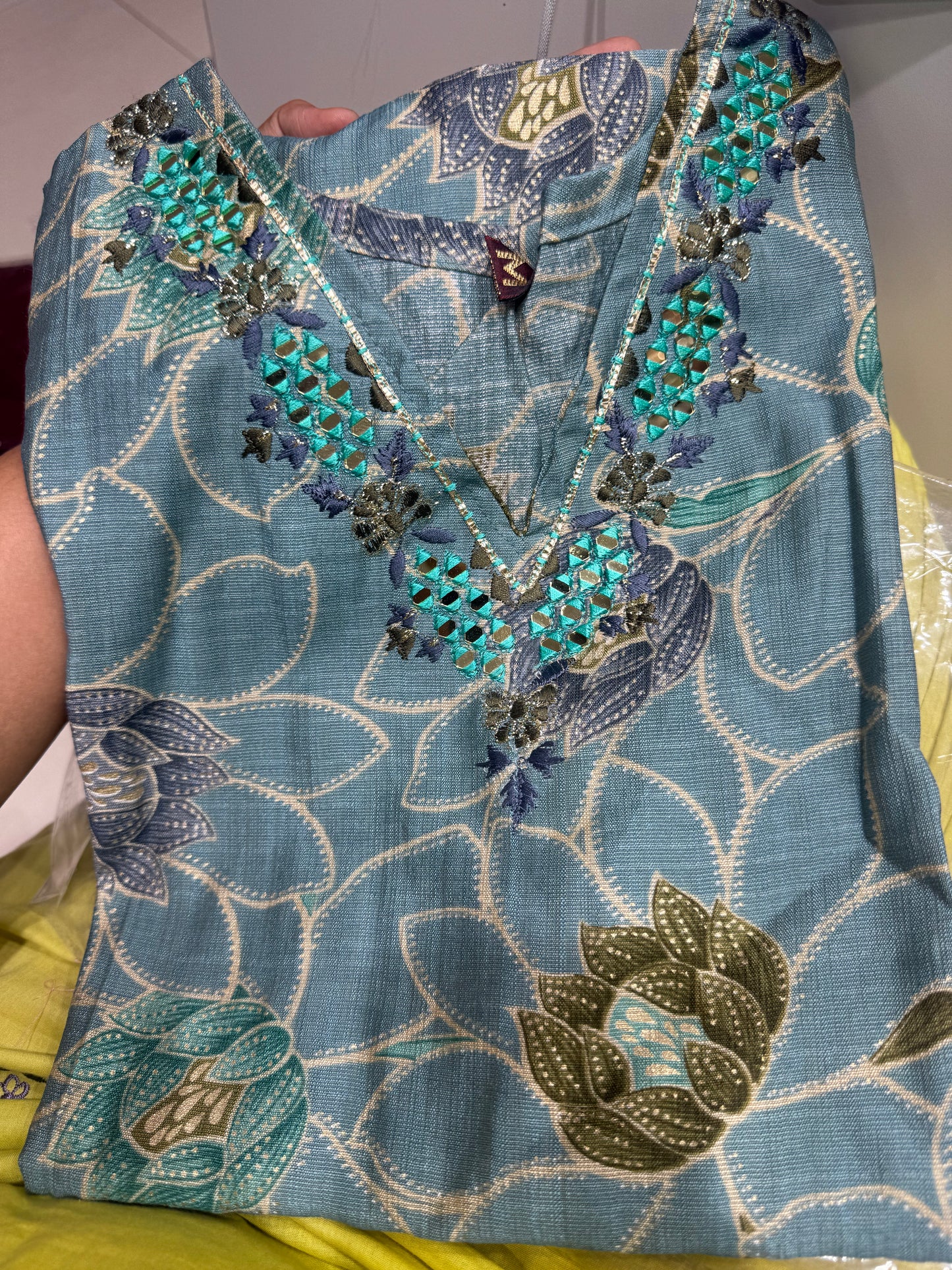 T30 VATICAN SILK POCKET KURTI