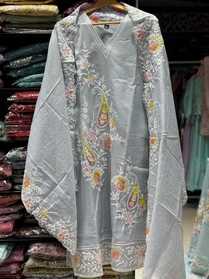 K148 SILK KOTA THREE PEICE SET