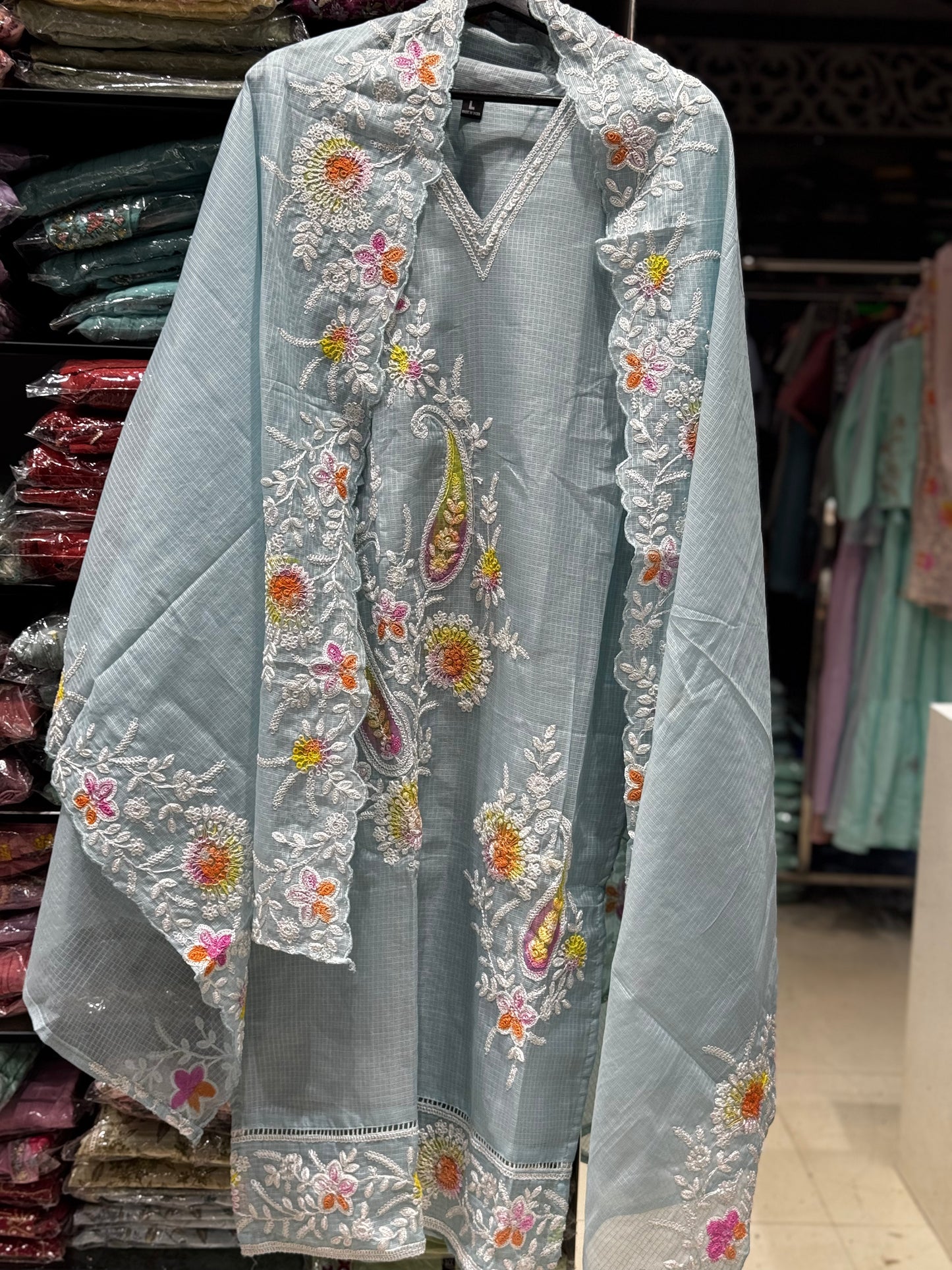 K148 SILK KOTA THREE PEICE SET