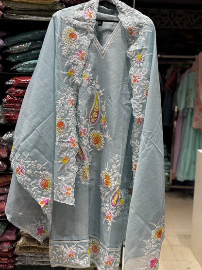 K148 SILK KOTA THREE PEICE SET