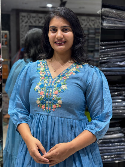 F99 BENRAS  MULCHANDERI DRESS