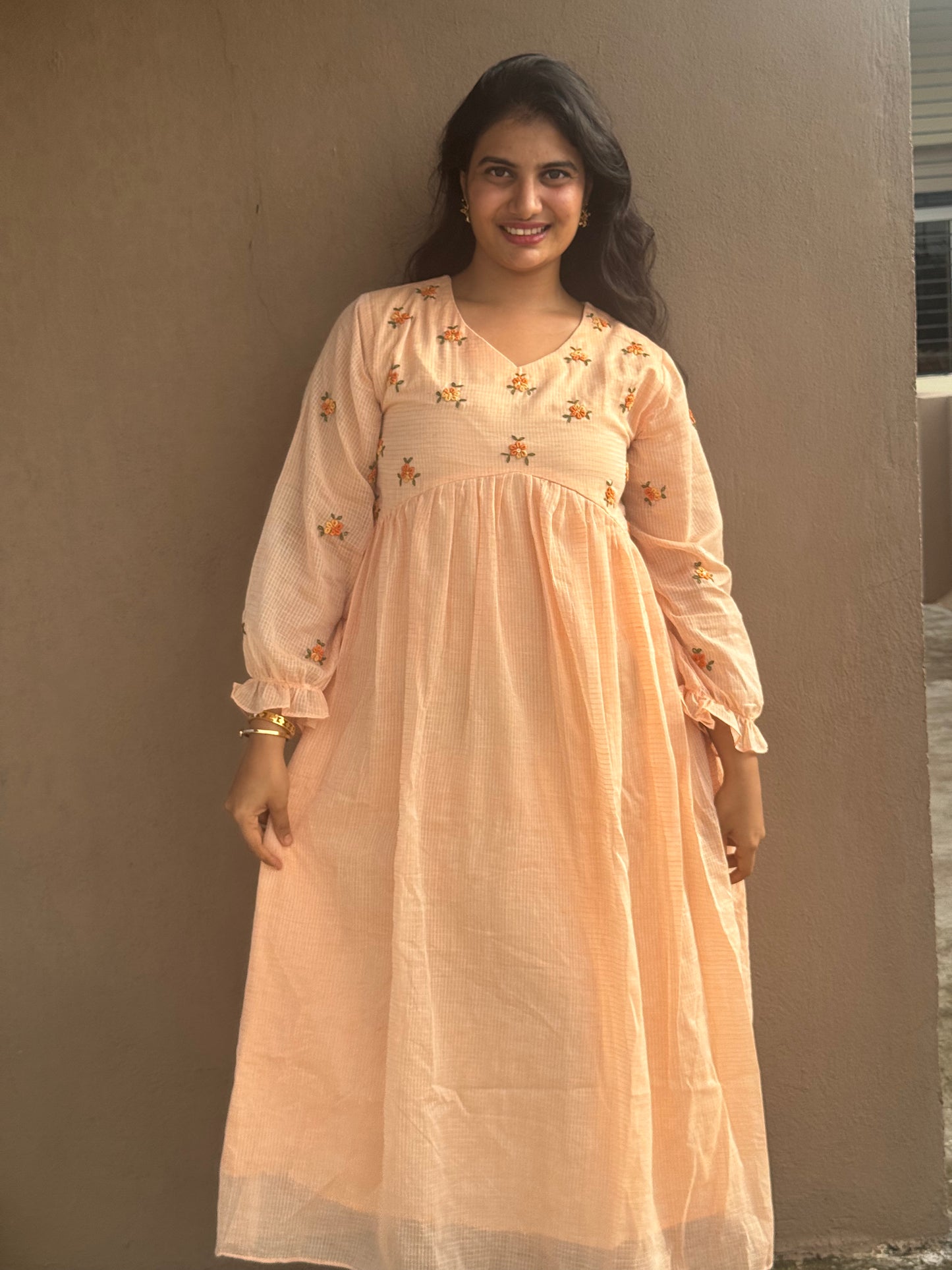 Kota Doriya Dress with Cotton Lining