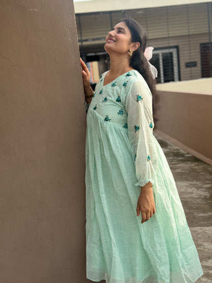 Kota Doriya Dress with Cotton Lining